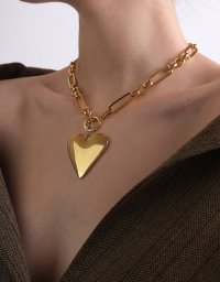 Колье-цепь Fashion Heart